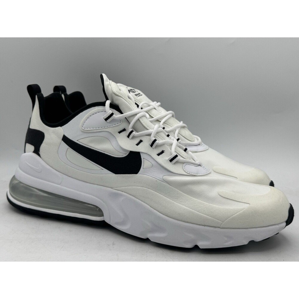Nike Air Max 270 React White Black CR1264-102 Men’s Size 15
